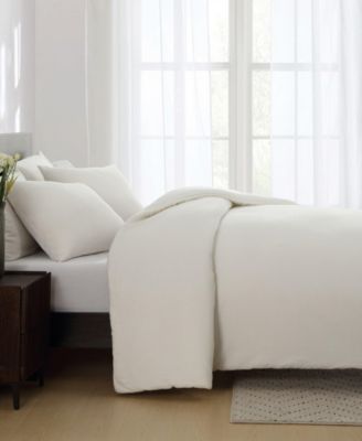 Threaded Basketweave Cotton 3-Pc. Comforter Set, Queen