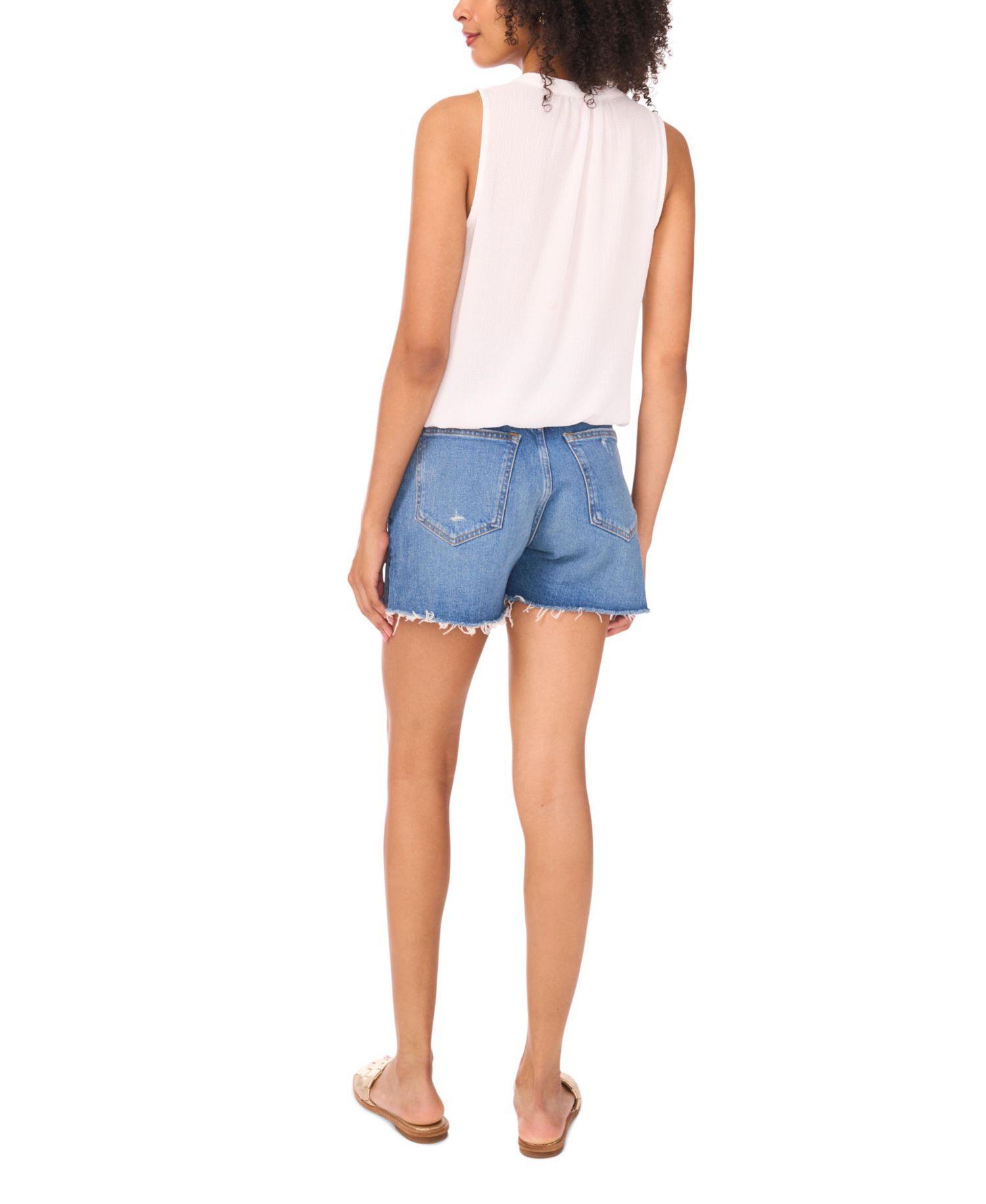 Women's V-Neck Sleeveless Top