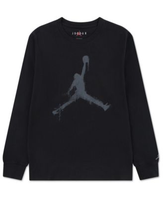 Boys' 8-20 Jumpman Drips Long-Sleeve T-Shirt