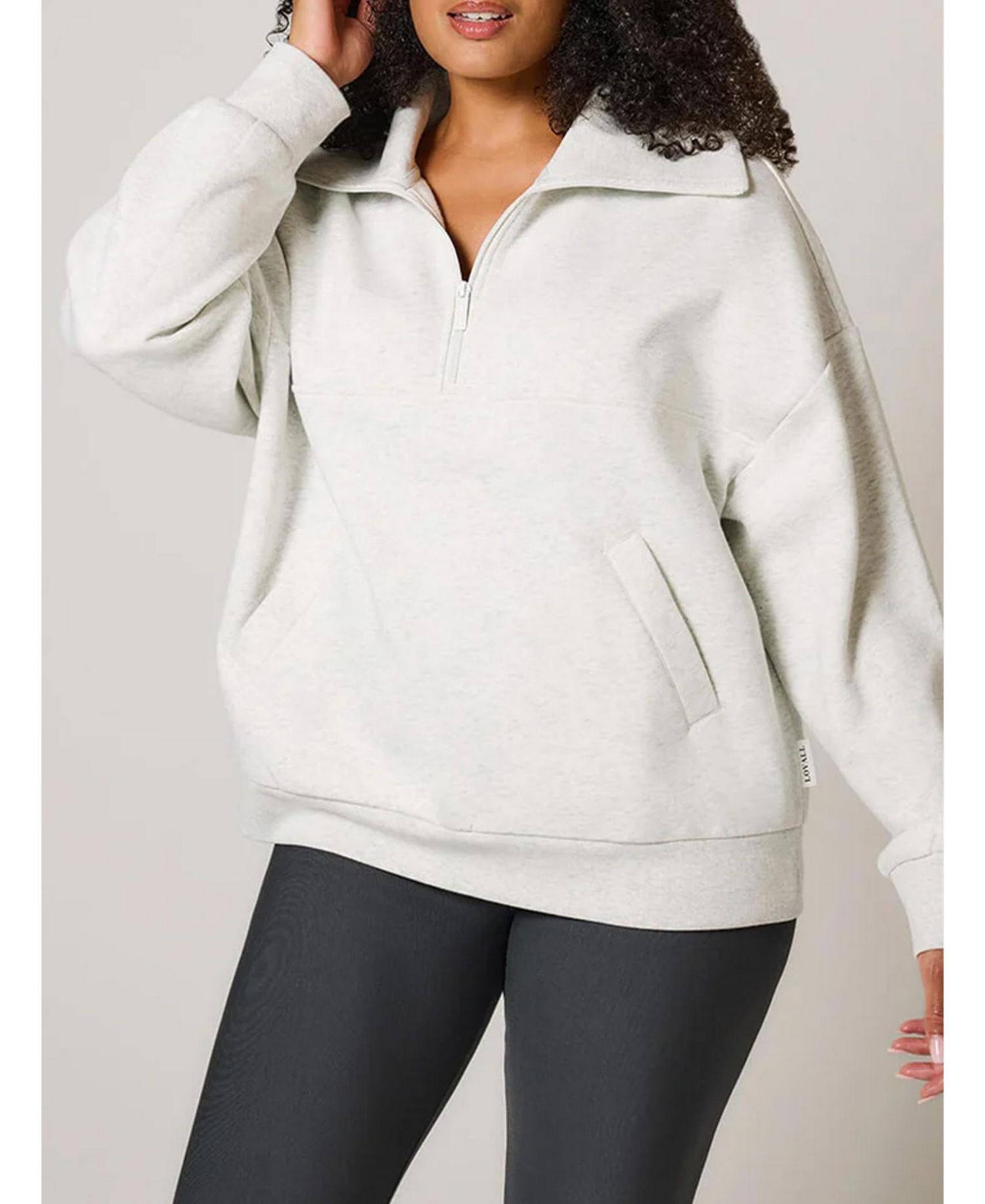 Women's ALL SZN Oversized 1/4 Zip Sweatshirt