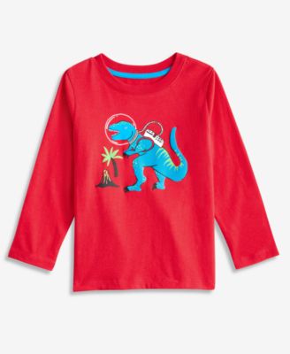 Epic Threads - Boys Toddler 2T-4T Astro Dino Long-Sleeve T-Shirt