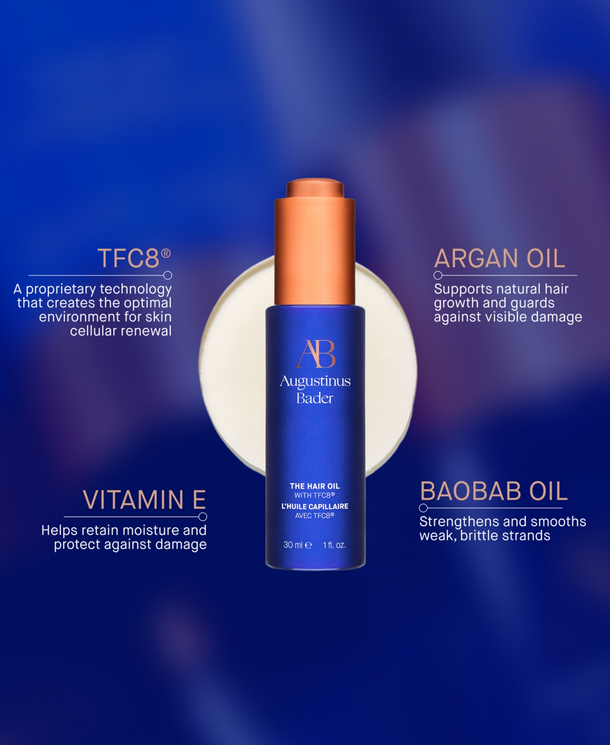 Augustinus Bader The Hair Oil, 1.69 oz.