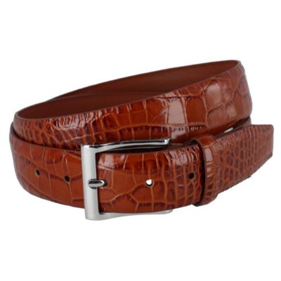 Men's Elias Embossed Gator 35mm Leather Belt