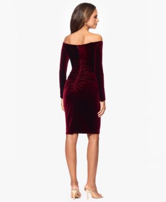 Petite Off-The-Shoulder Sheath Dress