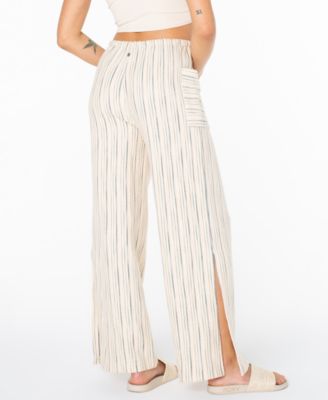 Women's High-Rise Beach Breeze Slub Stripe Pants