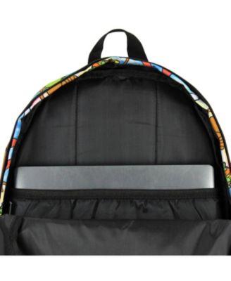 Scooby Doo Themed Allover Design Tie Dye Travel Laptop Backpack