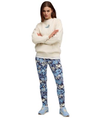 Women's Essential Floral Print Mid Rise Leggings