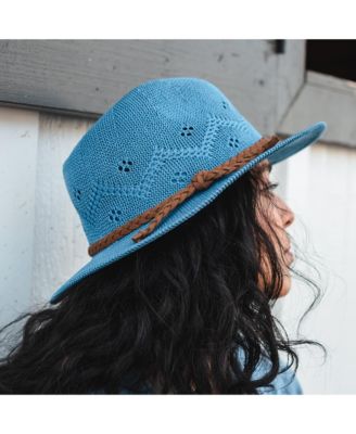 Women's Leather Cord Whetstone Sun Hat