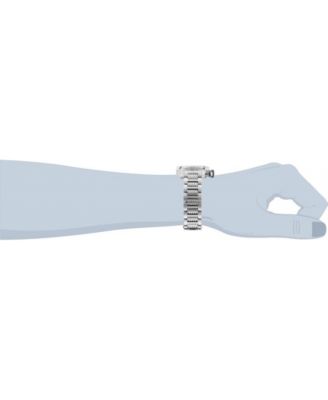 Men's 25479 Speedway Quartz Multifunction Silver Dial Watch