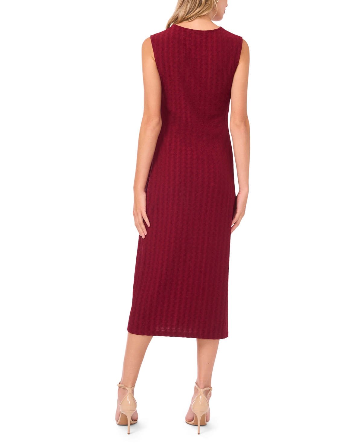 Sam & Jess Women's Sleeveless Midi Dress In Red