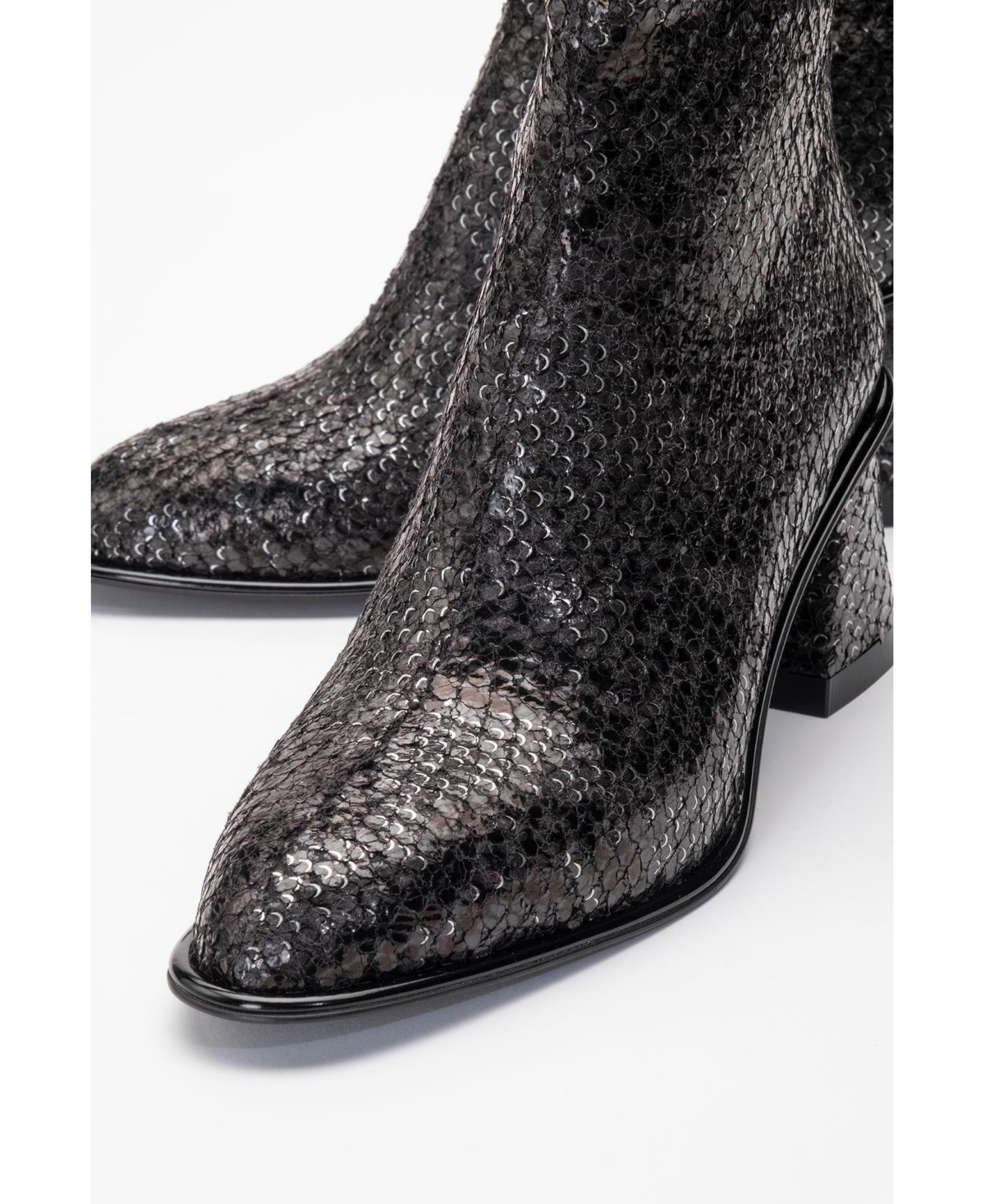 Prologue Shoes Nina Snakeskin Bootie (Women)