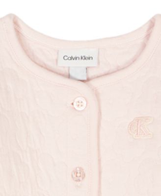 Baby Girls' Long-Sleeve Bodysuit, Jacket and Pants, 3-Piece Set