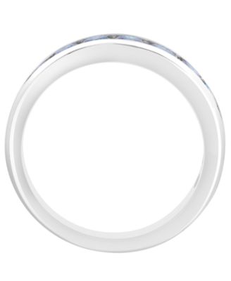 Blue Diamond Ring (1 ct. t.w.) in 14k White Gold