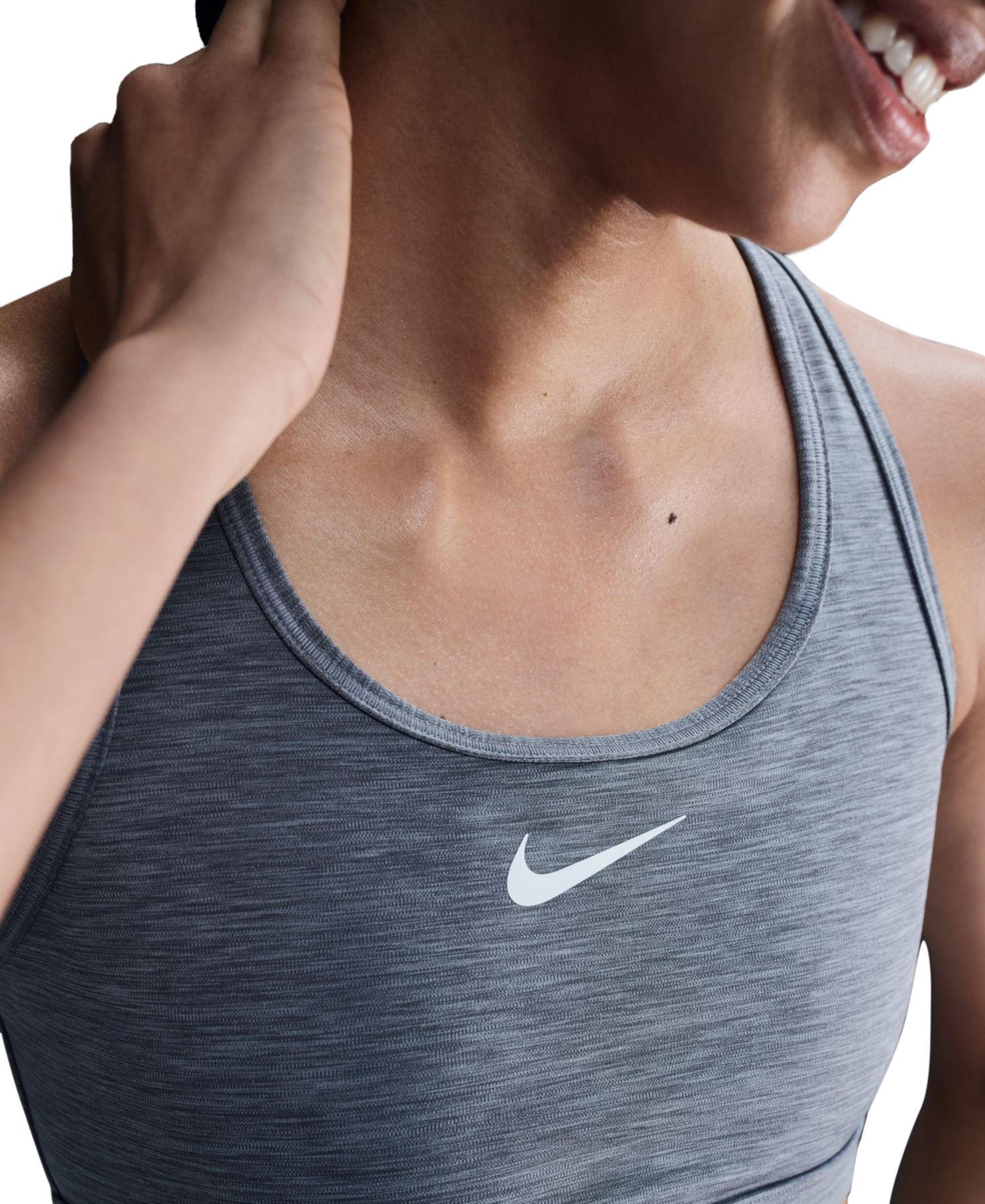 Plus Size Active Medium-Support Padded Logo Sports Bra