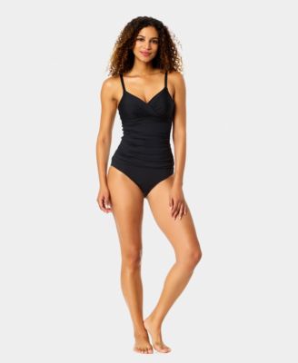 Women's Surplice Underwire Tankini Top