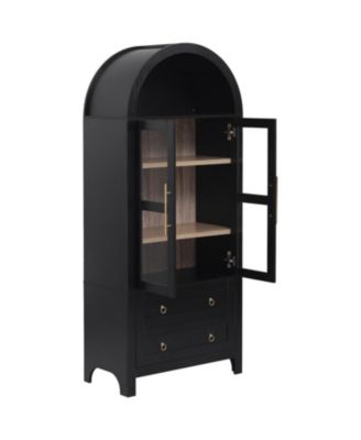 Streamdale 71" Arched Kitchen Pantry Cabinet 