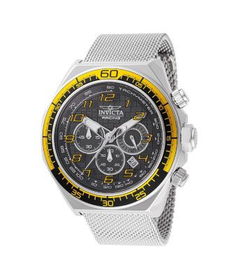 Men's 47899 Invicta Racing Quartz Chronograph Black Dial Watch