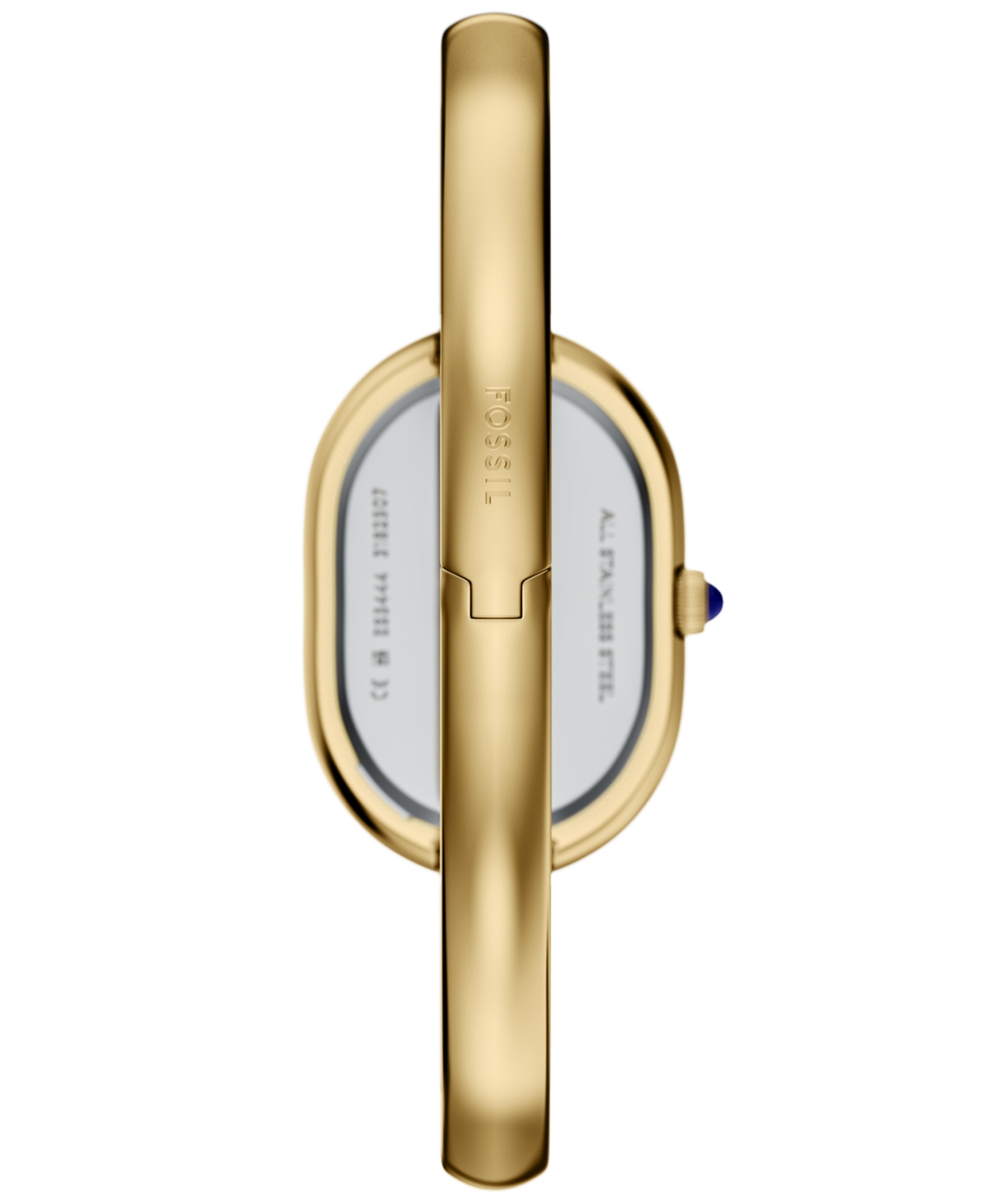 Fossil Women's Sloan Three-Hand Gold-Tone Stainless Steel Bangle Watch, 25mm