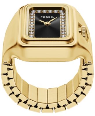 Women's Raquel Watch Ring Two-Hand Gold-Tone Stainless Steel Watch,14mm