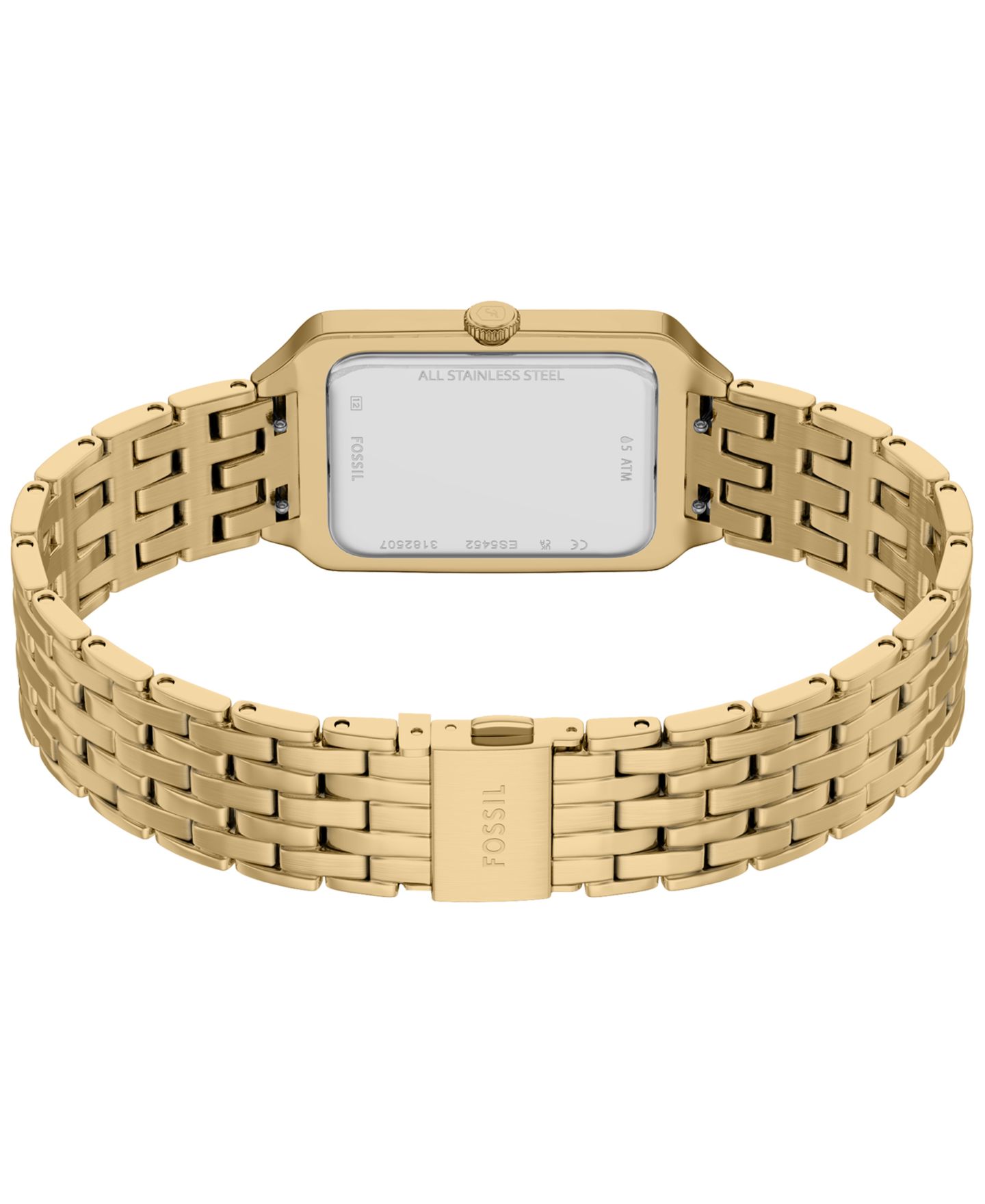 Женские часы Fossil Raquel Three-Hand Gold-Tone Stainless Steel Watch, 23mm — фото 5