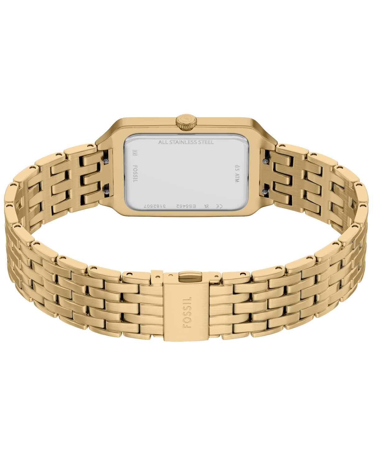 Fossil Women's Raquel Three-Hand Gold-Tone Stainless Steel Watch, 23mm