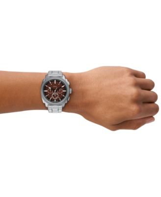 Men's Machine Chronograph Stainless Steel Watch, 44mm