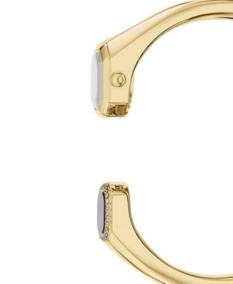 Women's Harlow Two-Hand Gold-Tone Stainless Steel Watch, 16mm