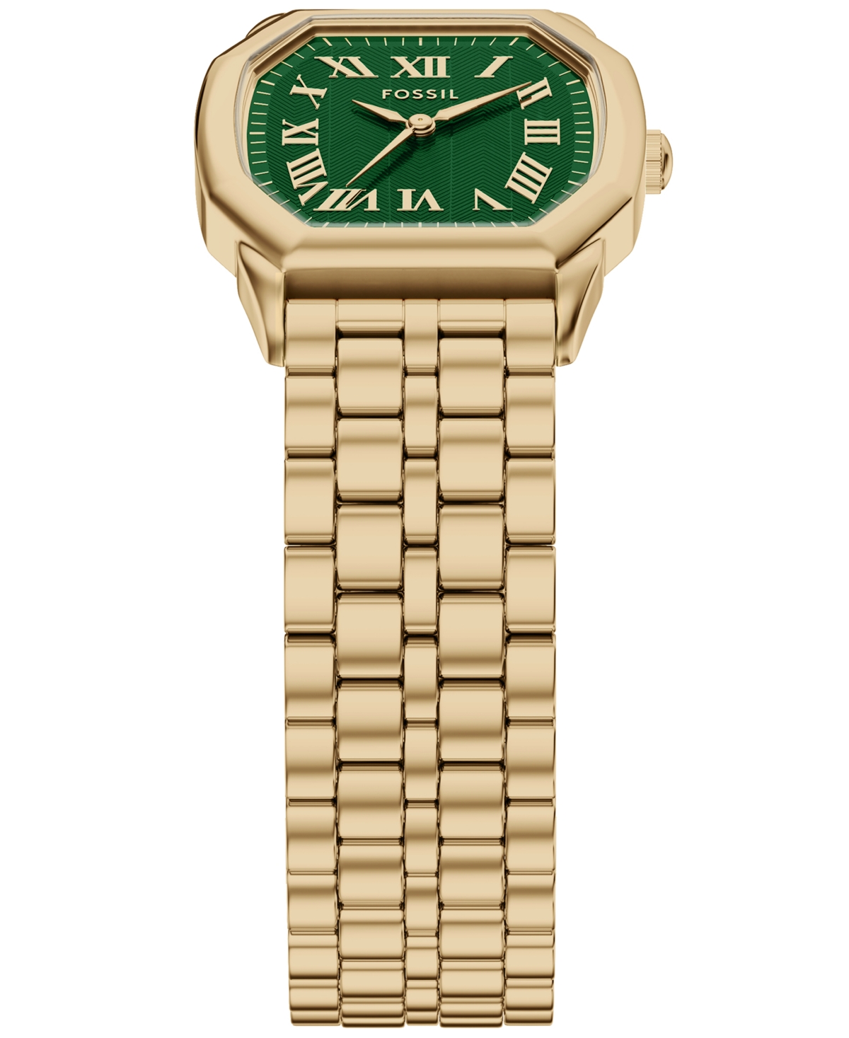 Fossil Women's Harlow Three-Hand Gold-Tone Stainless Steel Watch, 32mm