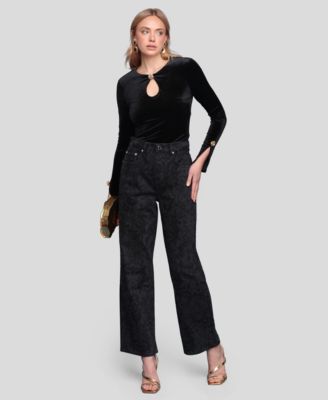 Women's High-Rise Elastic Cinched Jeans
