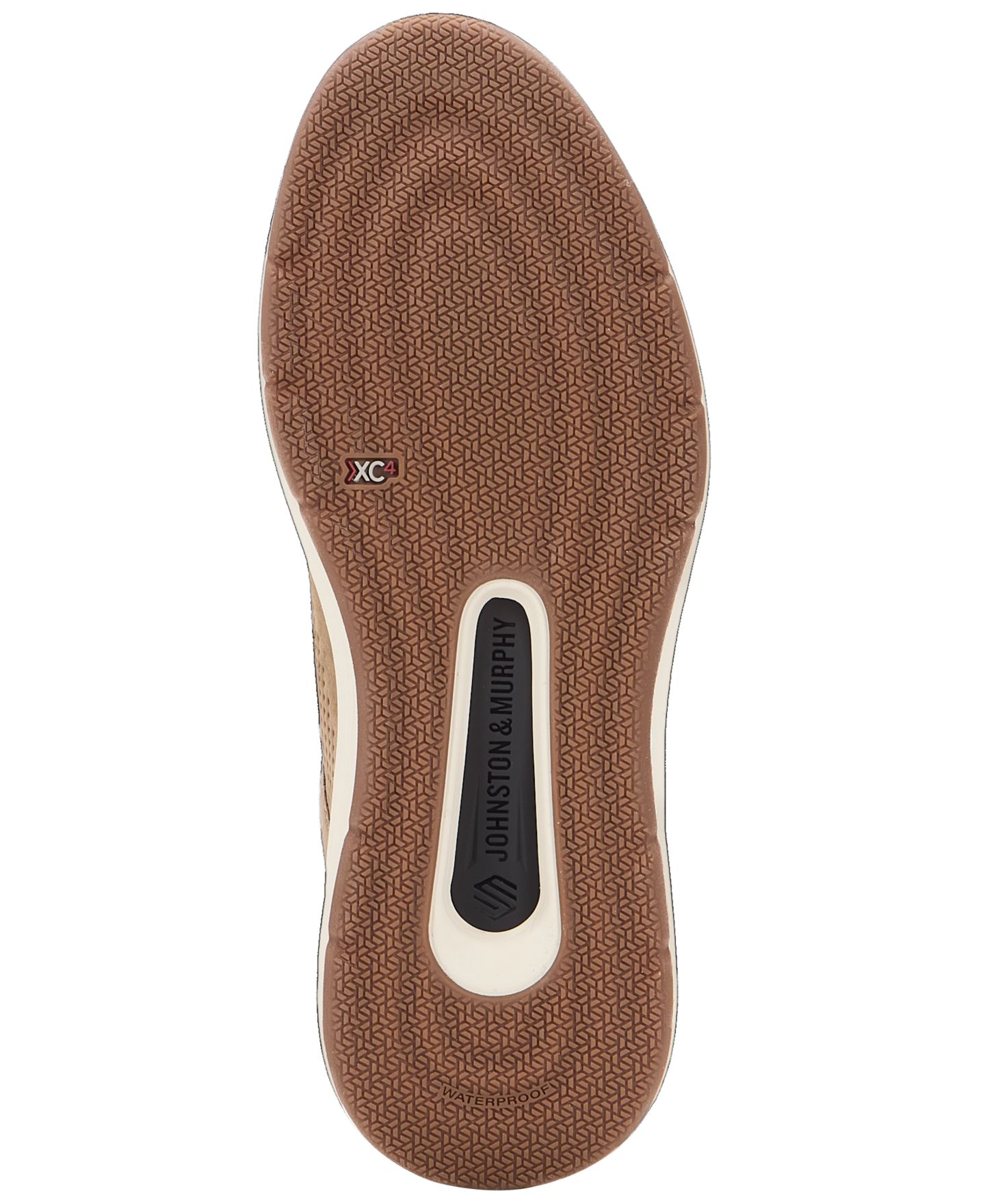 Мужские кроссовки Johnston & Murphy Round Toe Nubuck, цвет: Серо-коричневый нубуковый — фото 5