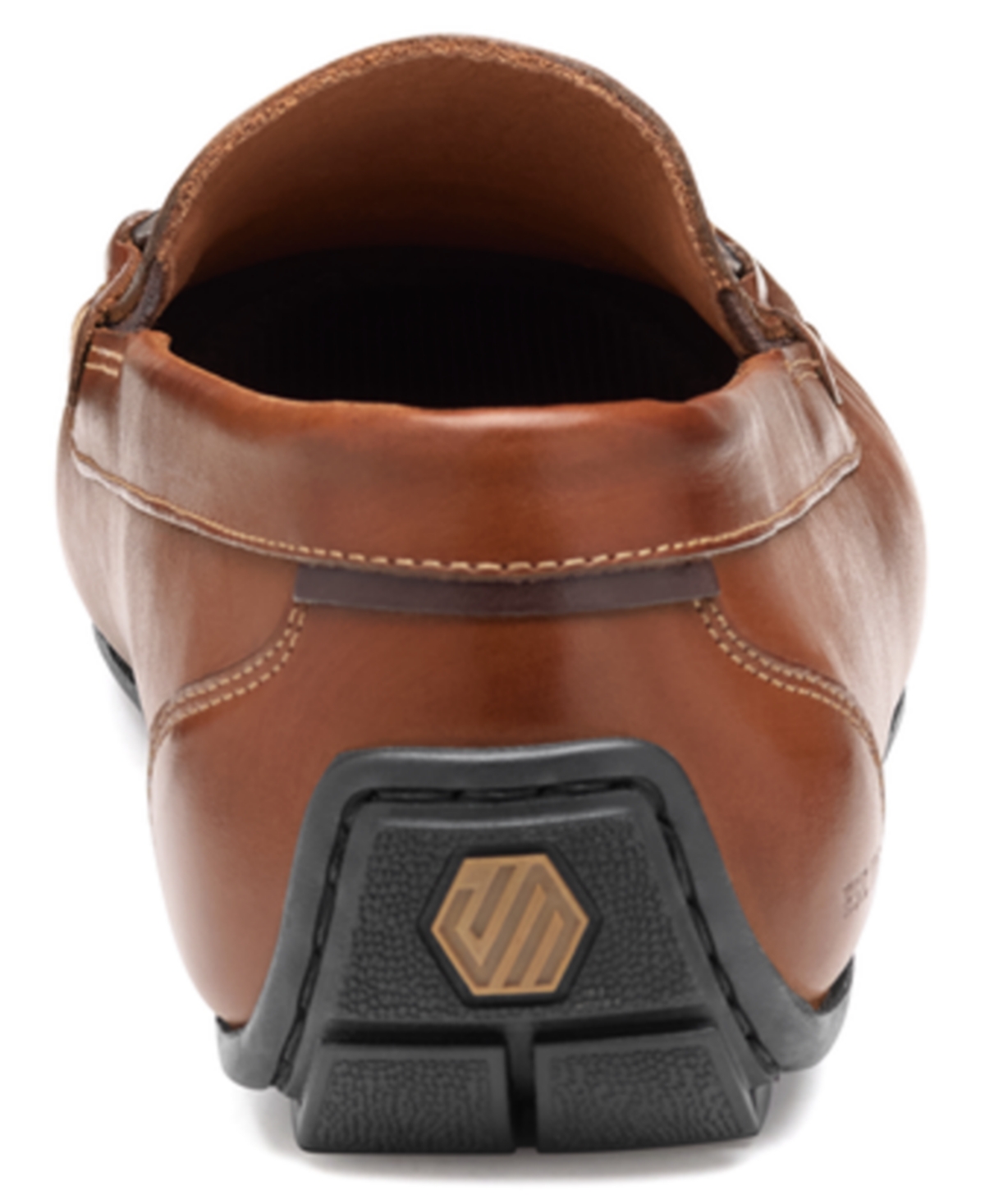 Johnston & Murphy Men's Beck Round Toe Leather Bit Loafers