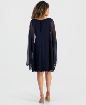 Petite Capelet Sheath Dress