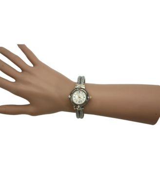 Two Tone Elegant Classy Roman Numerals and Details Women Watch