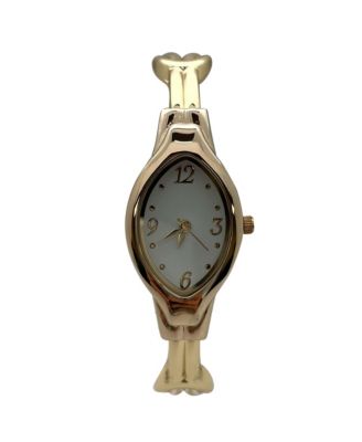 Elegant Thin Bangle Women Watch, Gold