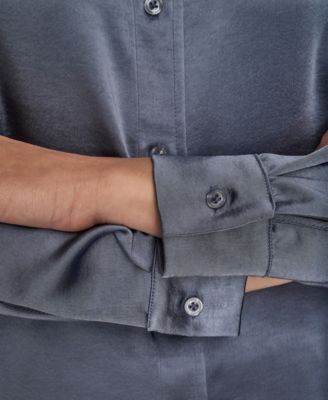 Women's Woven Button-Down Shirt