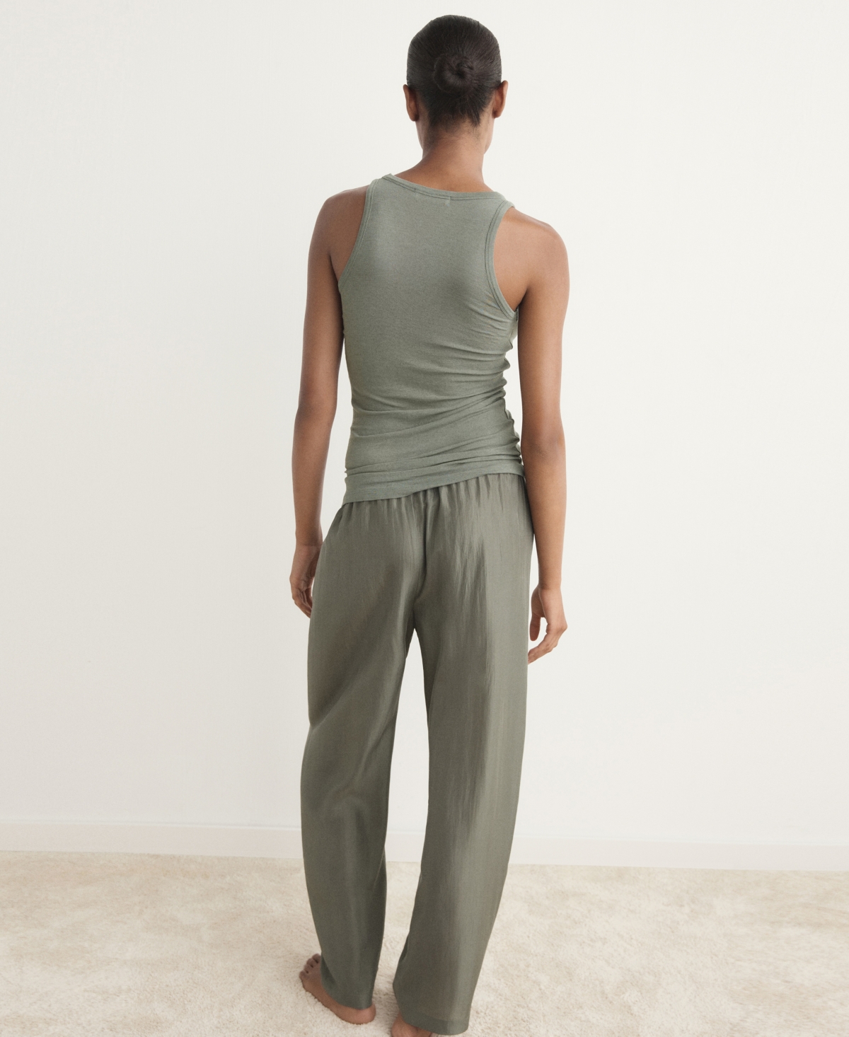 Mango Women's Cashmere Pajama Top