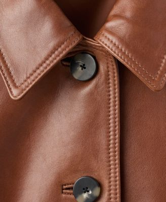 Women's Selection Leather Bomber Jacket