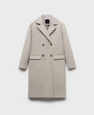 Women's Double-Breasted Midi Coat