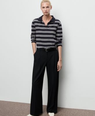 Women's Pleated Wide Leg Pants