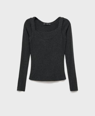 Women's Combined Crew Neck Sweater