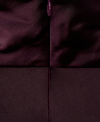 Women's High Collar Satin Blouse