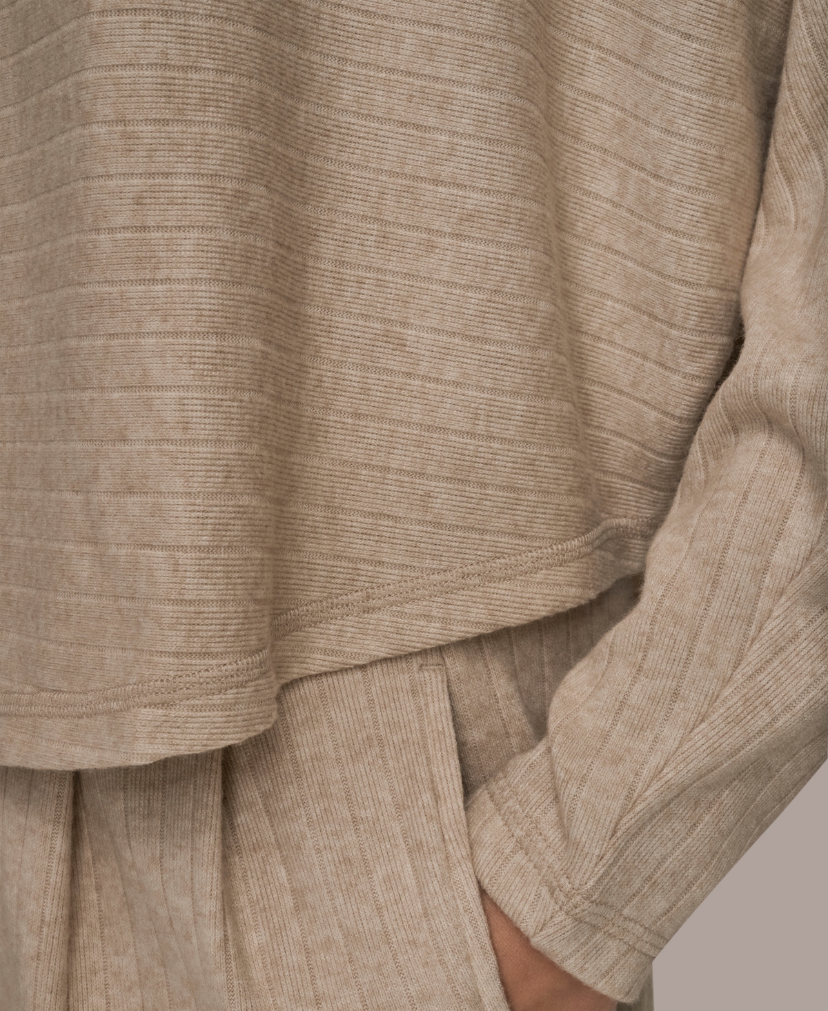 Donna Karan Weekend Women's Mock Neck Crop Top