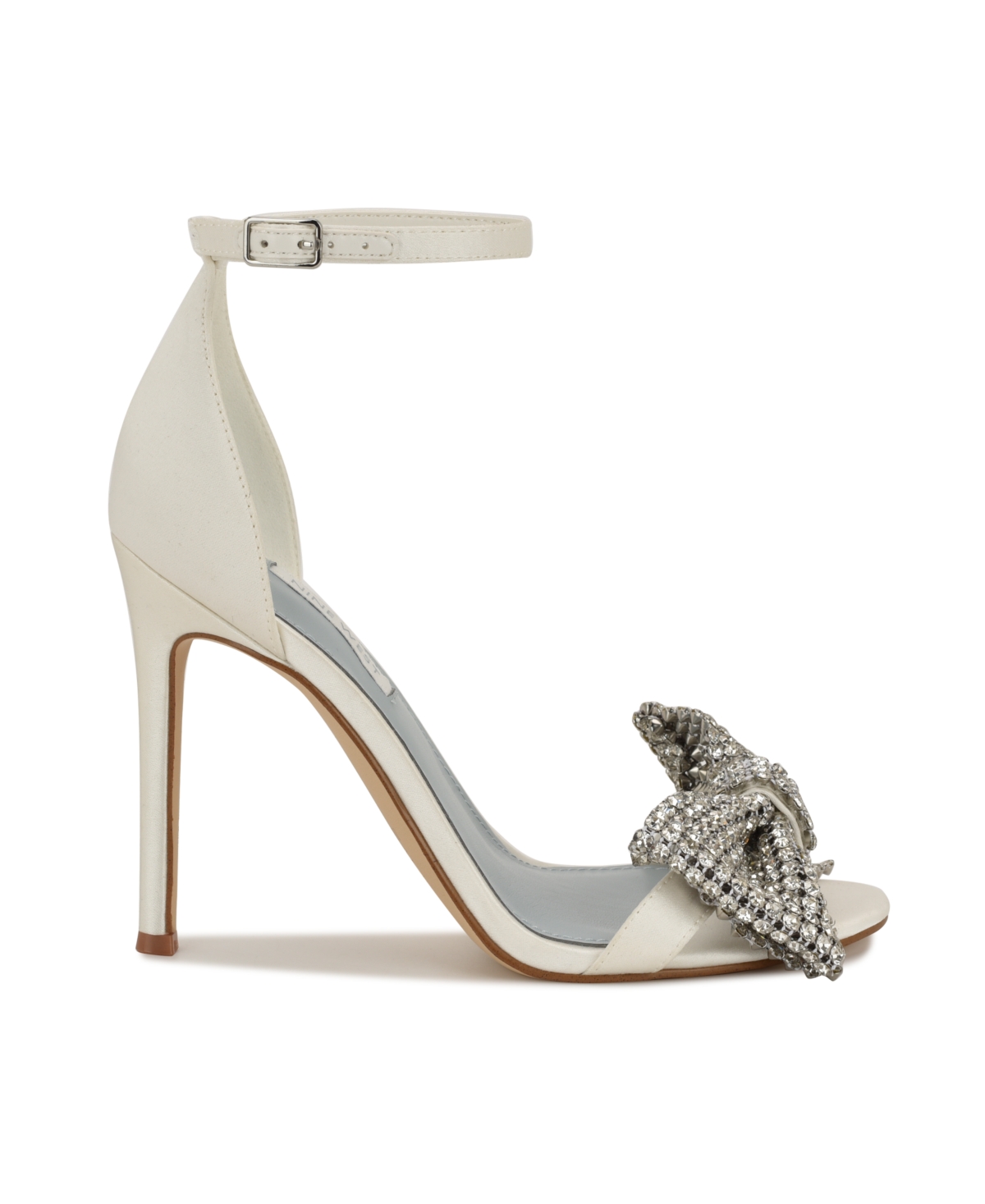 Nine West Women's Tansie Bridal High Stiletto Dress Sandals In Neutral