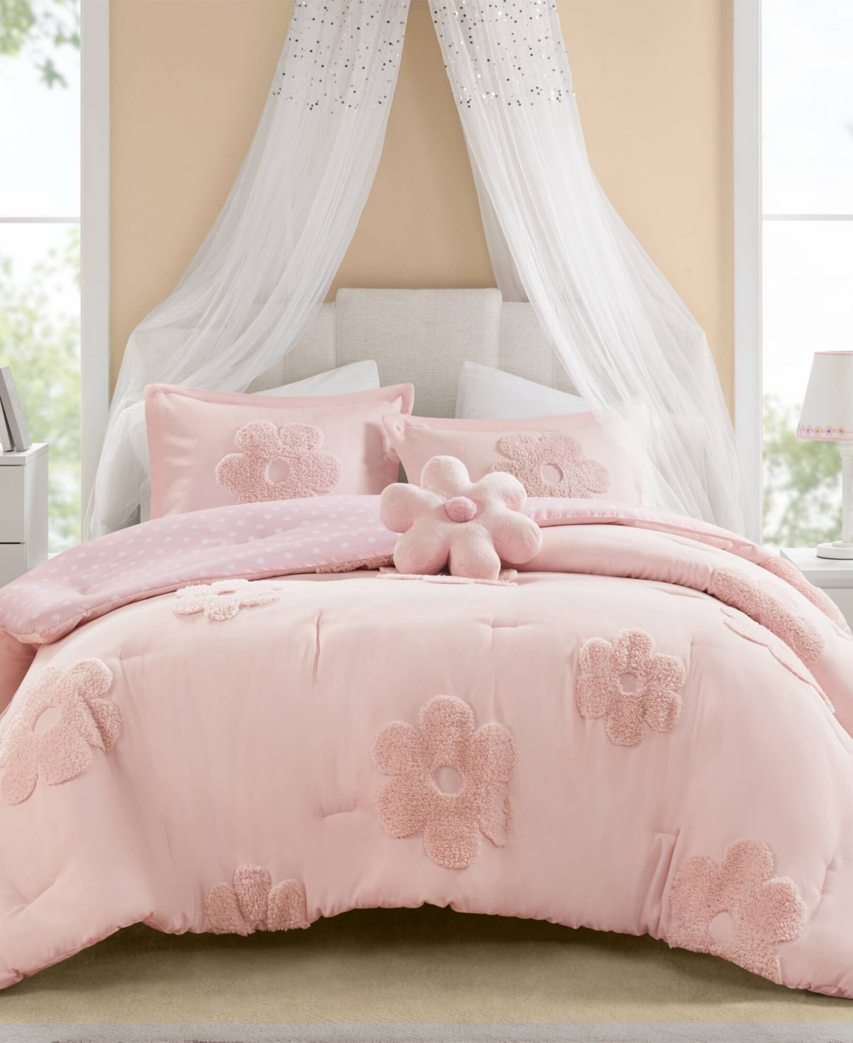 Intelligent Design Gracie Floral Reversible -Pc. Comforter Set