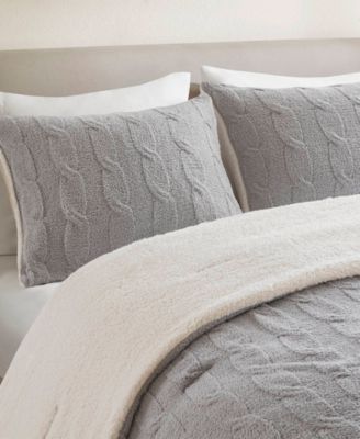 	Textured Knit Chenille 2-Pc. Comforter Set, Twin