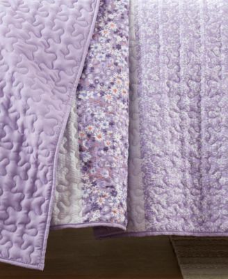 Caralie Seersucker 4-Pc. Quilt Set, Full/Queen