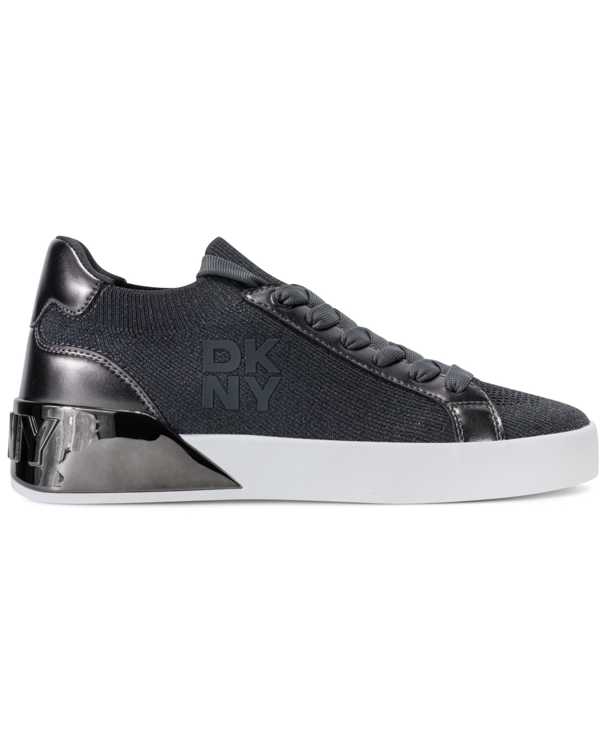 Dkny Women's Mallory Lace-up Sneakers In Black