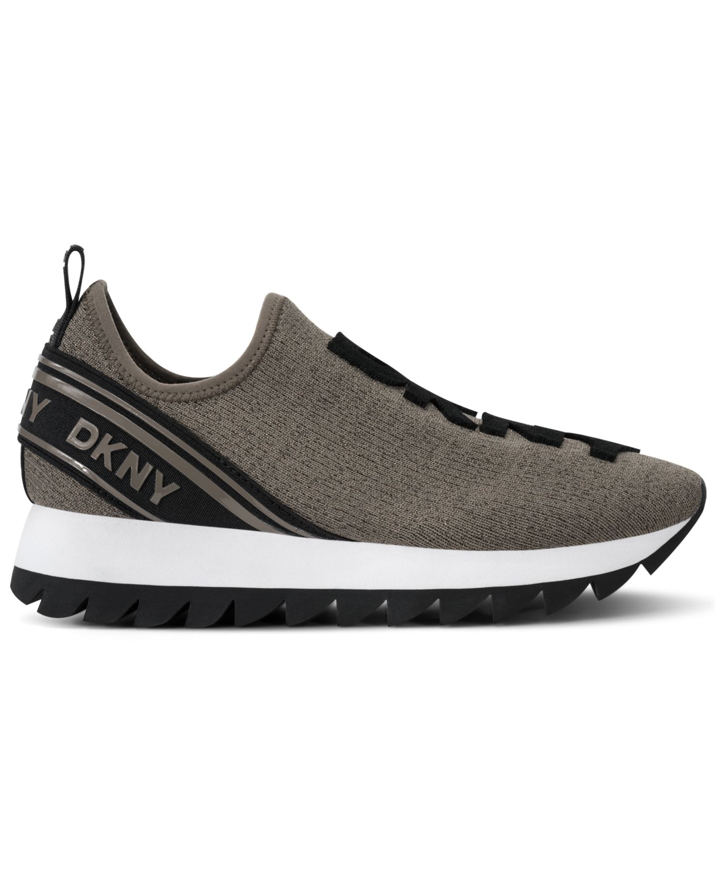Женские кроссовки DKNY Abbi Slip-On, цвет: Пепельный — фото 2