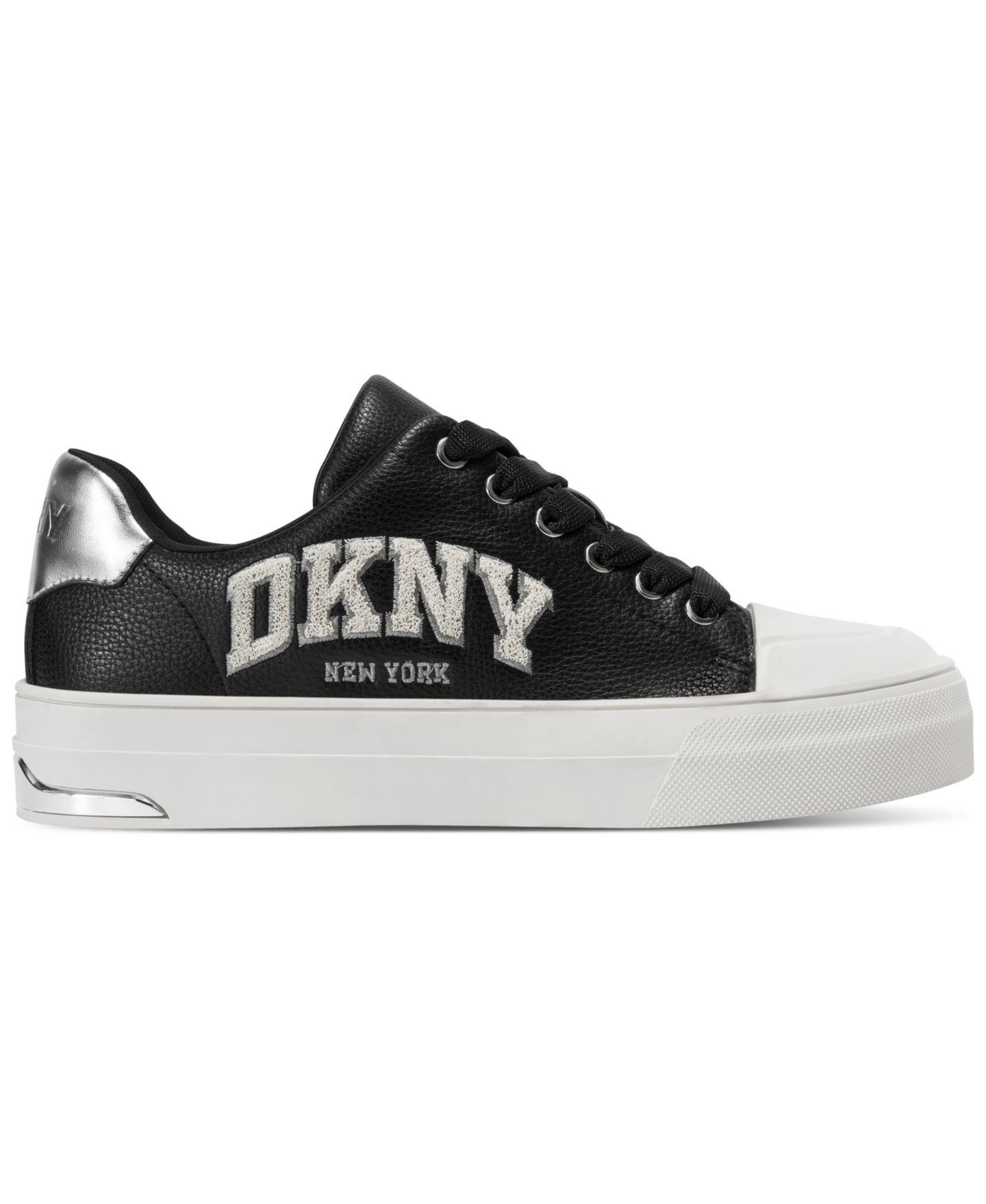 Женские кроссовки DKNY York Lace-Up, цвет: Чёрный — фото 2