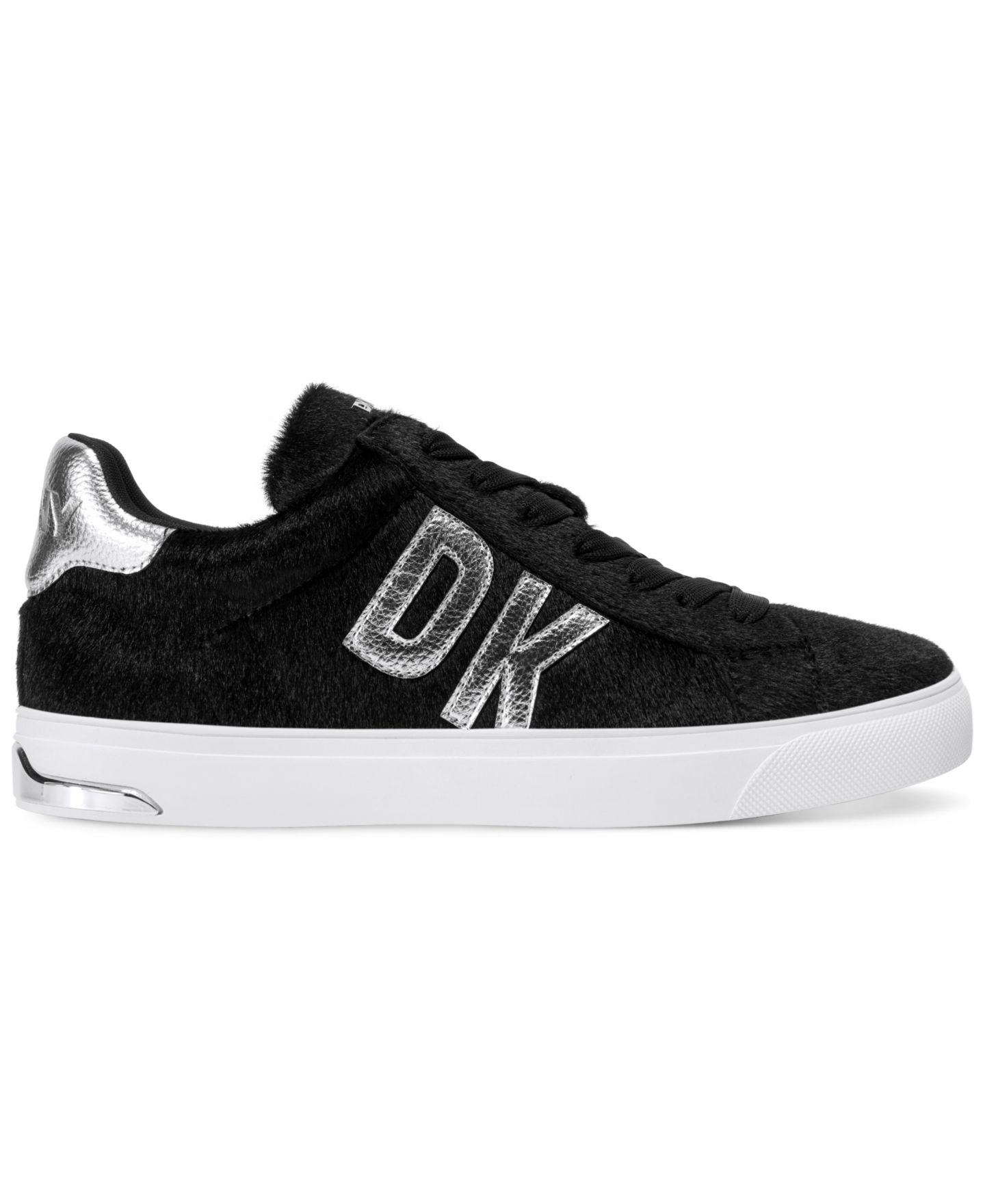 Женские кроссовки DKNY Abeni Platform Lace-Up, цвет: Чёрный / Серебряный — фото 2